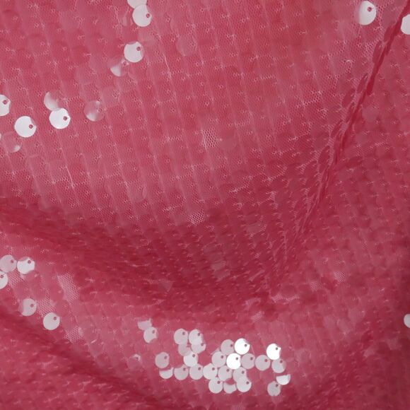 Urban Outfitters Large Harley Sequin Maxi Dress Y2K Pink Prom Girly Halter Glam - Picture 5 of 13